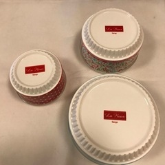 三郷陶器 レンジパック 3点セット Mの画像