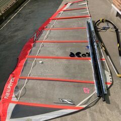 【無料】　ウィンドサーフィン用　セイル　マスト　ブーム　の画像