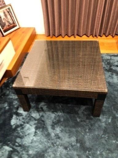 【貴重】期間限定値下げします‼️かっこいい　アジアン　カザマ　センターテーブル❗️