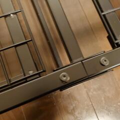 シングルベッド パイプ 組立式 ベッドフレームの画像