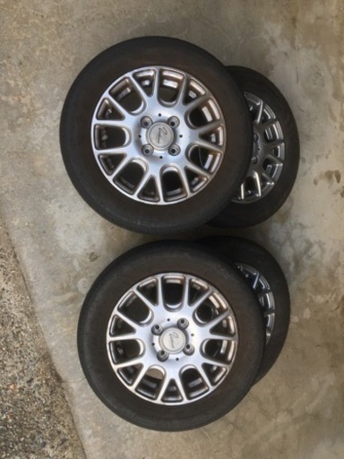 サマータイヤ&アルミホイール4本SET   155/65R13