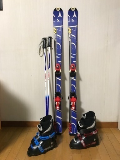 ジュニアスキーセット　スキー板130㎝　スキーブーツ23.0㎝ 25.0cm