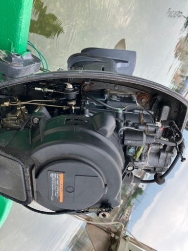 値下げしました！　船外機　ヤマハ　2スト　9.9馬力　L足　タンクセット　香川発