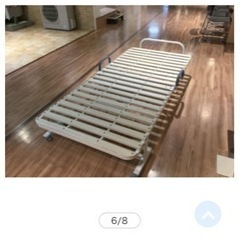 シングル折りたたみスノコベッドの画像