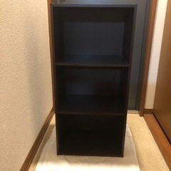 3段カラーボックス