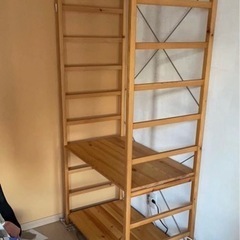 無印良品　木製ハンガーラック　分解可能の画像