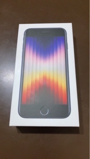 iPhone se第3世代　64G黒　動作確認、初期化のみ