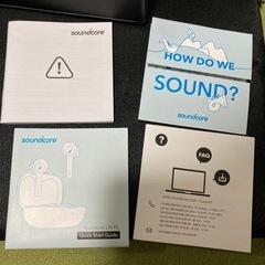 【箱とケース】【Anker】ワイヤレスイヤホンの画像