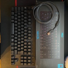 Logicool G PROゲーミングキーボード テンキーレス GXスイッチ  有線 メカニカル キーボード 静音 日本語配列の画像