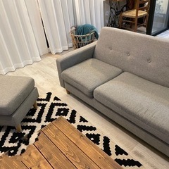 【取引終了しました】☆美品　ソファー　グレー　3人掛け☆の画像