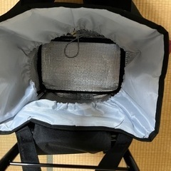ショッピングキャリーカート　保冷機能　黒の画像