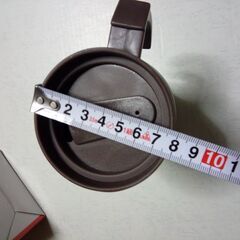 新品未使用　蓋つきダブルウォールマグカップ　450mlの画像