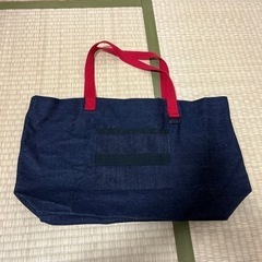 デニム　レッスントートバッグ（ネイビーデニム）