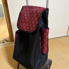 ショッピングキャリーカート　ピンク