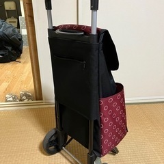 ショッピングキャリーカート　ピンクの画像