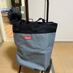 美品　ショッピングキャリーカート　グレー　kakarl