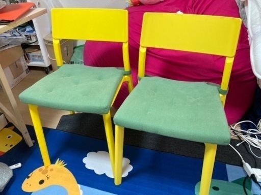 IKEAダイニングチェア、座布団セット！