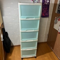 【決まりました】5段収納ケース　キャスター付き