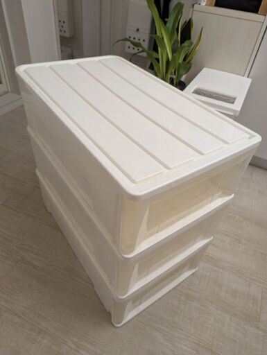 衣装ケース（44cm × 74cm × 23cm） 3個セット