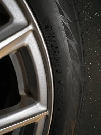 16インチ ブリザック VRX2 195/55R16 スタッドレスタイヤ アルミホイール付  