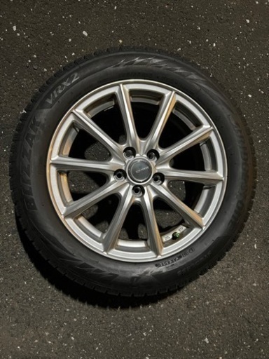 16インチ ブリザック VRX2 195/55R16 スタッドレスタイヤ アルミホイール付  