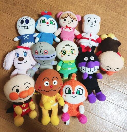 【受付終了】最終値下げ おまけ付き アンパンマン ぬいぐるみ 12個セット