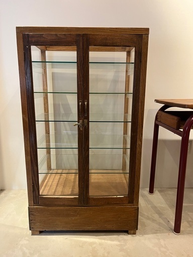 古家具　ガラスケース　アンティーク