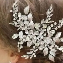 ウェディング 豪華ヘッドドレス‼️