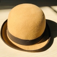 帽子/ハット ベージュの画像