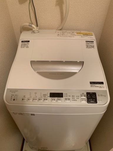 縦型洗濯機　乾燥機能付き