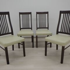 ダイニングチェア４脚（小金井市再生家具）品番：02-01-01　...