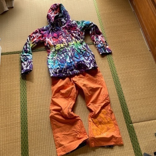 スノボウェア スノーボード スキー レディース カラフル オレンジ