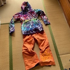 スノボウェア スノーボード スキー レディース カラフル オレンジ