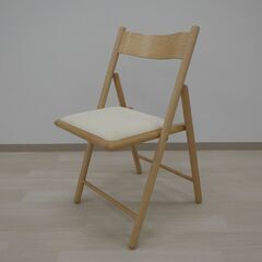 折りたたみ木製チェア（小金井市再生家具）品番：02-01-03 ...