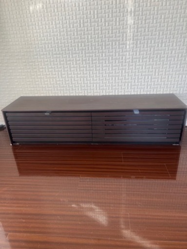 値下げ！美品　ダークブラウンのTV台