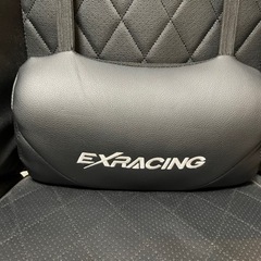 ［値下げ］exracing ゲームチェア　EX-001-BLACKの画像