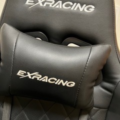 ［値下げ］exracing ゲームチェア　EX-001-BLACKの画像