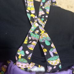 ANAP★キノコ柄サロペットスカート★の画像
