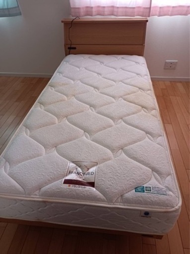 ✨激安価格✨高価なフランスベッド✨シングルベッド マットレス付