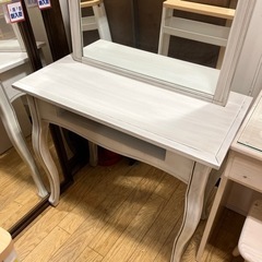 9/14 値下げ致しました！⭐️オシャレ⭐️シャビーシック 天然木製ドレッサー No.3467の画像