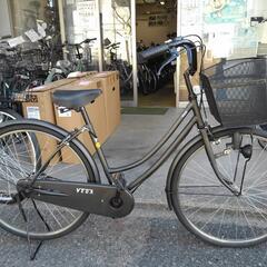 中古自転車２４１３　前後タイヤ新品！　２６インチ　３段ギヤ　ダイ...