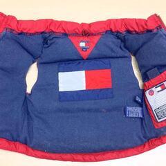 BG006A◆)TOMMY/トミーヒルフィガー ベビーダウンベスト レッド 56 中古品【取りに来られる方限定】の画像