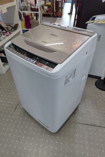 HITACHI 日立 ビートウォッシュ BW-V80B 8.0kg 全自動洗濯機【愛千142】