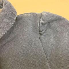 BG020A◆)Burberry/バーバリー ベビーコート 12M 74cm ネイビー 中古品の画像