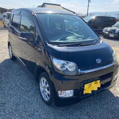 車検6年4月　8万キロ台　ムーブカスタム　黒　スマートキー