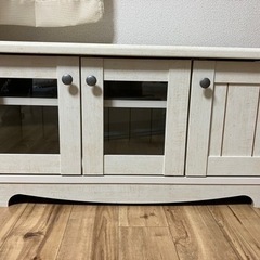 引き取りのみ　ニトリ　フレンチカントリー風　テレビ台　美品