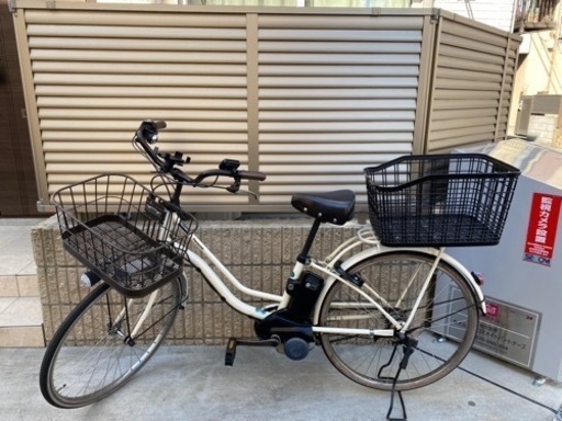 【26インチ】電動自転車 Panasonic ティモ・I (オフホワイト) ※2/13まで