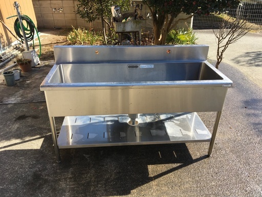 業務用流し台　S-1SN150B0B　LIXIL　サンウェーブ