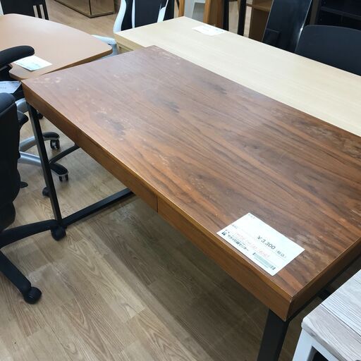 ★ジモティ割あり★  デスク ナチュラル H73×W120×D60 クリーニング済み KJ1333