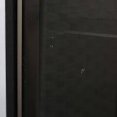 古賀家具/KOGA キッチンカウンター 食器棚 レンジボード ブラック ハイグロス ハイタイプ 幅120 中古 店頭引取歓迎 R6853)
